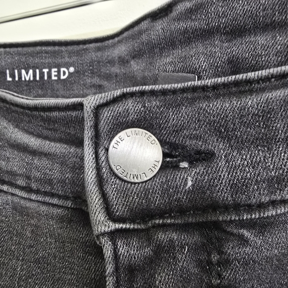 THE LIMITED size 14‎ High Rise Skinny Jeans Stretch Denim Ash Black - Picture 7 of 16